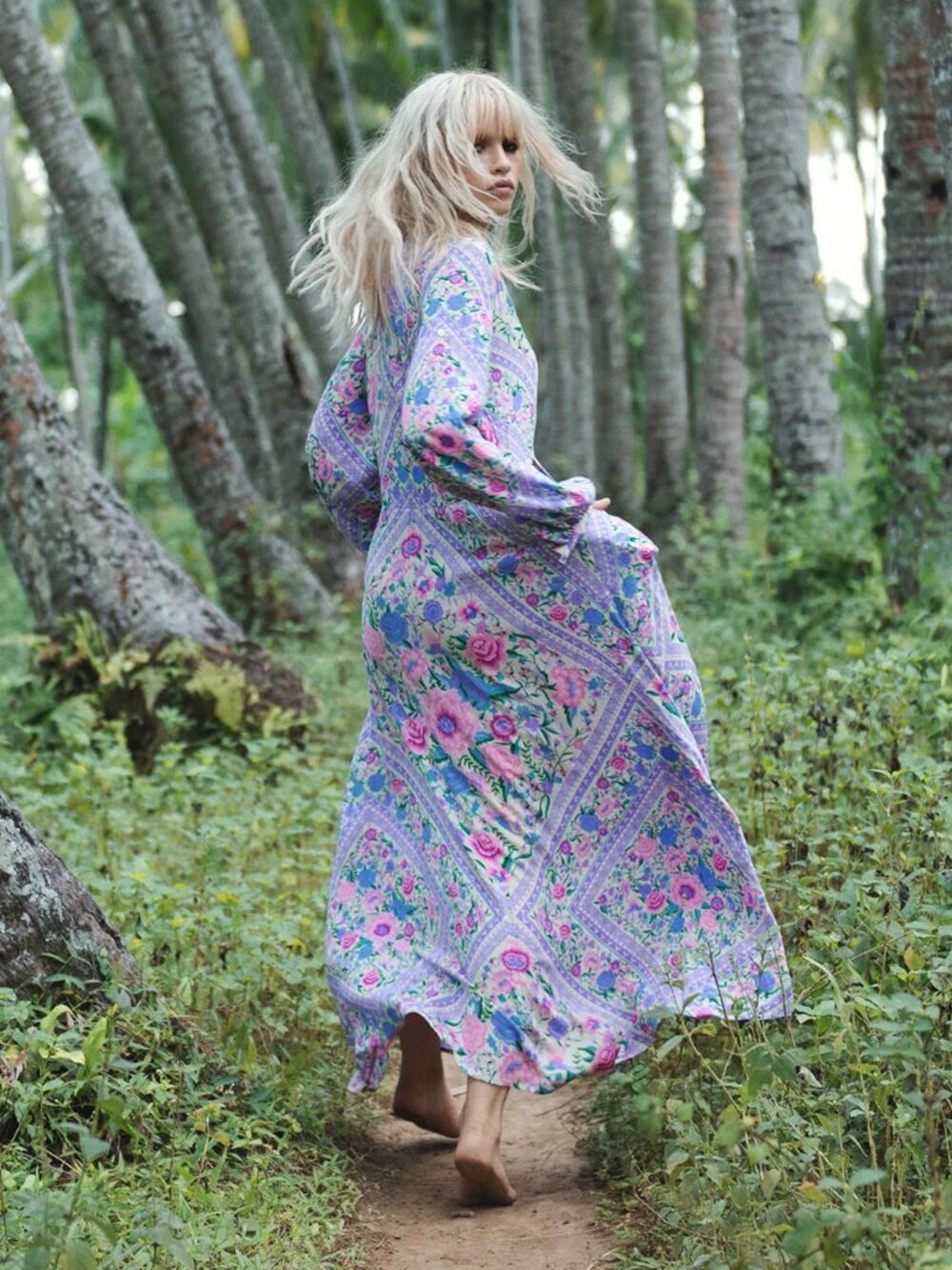 Spell & the Gypsy Babushka Lavender MaryKate Dress Size XS or Small - Picture 5 of 12